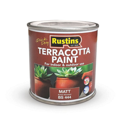 B&Q -  Quick Dry Small Job Matt Paint Terracotta 250Ml
