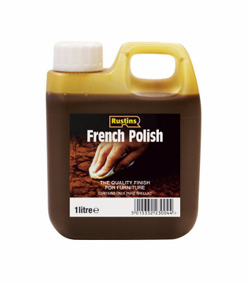 Rustins French Polish Pure Shellac Quality Finish For Furniture 1L from B&Q