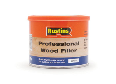 Rustins Professional Wood Filler White 250G from B&Q