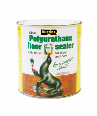 Rustins Polyurethane Floor Sealer Satin 1L from B&Q
