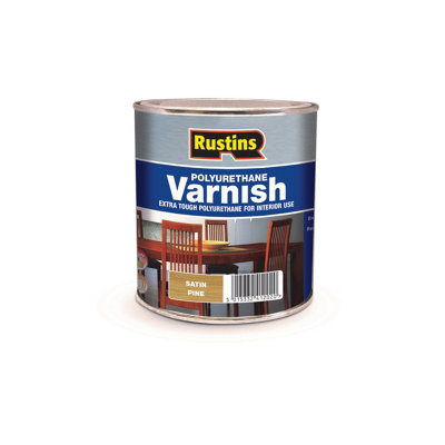 Rustins Polyurethane Varnish Pine Satin 250Ml from B&Q