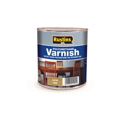 Rustins Polyurethane Varnish Pine Satin 1L from B&Q