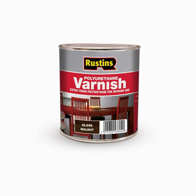 Rustins Polyurethane Varnish Walnut Gloss 1L