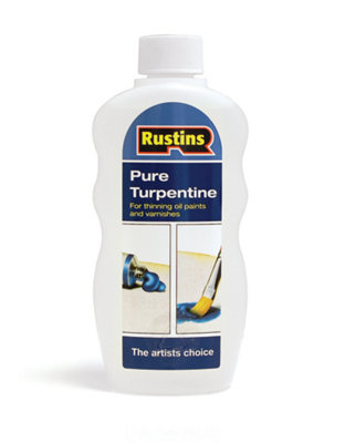 Rustins Pure Turpentine 500Ml Paint & Varnish Thinner from B&Q