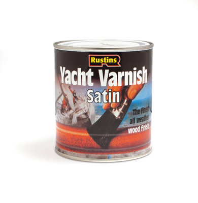 Rustins Yacht Varnish Satin Clear 500Ml from B&Q