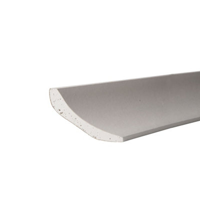 Gyproc Contemporary C-Shaped Plaster Coving (L)3M (W)100mm from B&Q