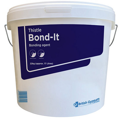 Thistle Bond-It Ready Mixed Plaster & Bonding Agent10L Tub from B&Q