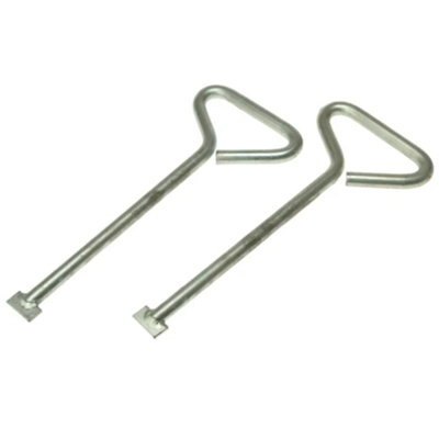 Monument Mlk06 Manhole Cover Lift Keys 150mm (6In) (Pack 2) from B&Q
