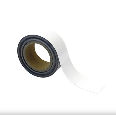 Centurion Europe White Magnetic Racking Strip50mm X 10MDry WipeCut-To-Size from B&Q