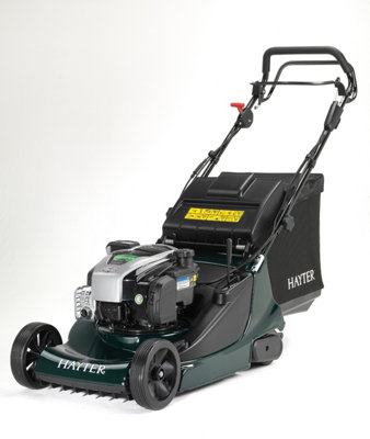 Hayter Harrier 48 476A Petrol Variable Speed Electric Start Lawnmower 48Cm from B&Q