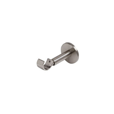 Speedy Poles Apart Idc 28mm Curtain Pole Support Bracket (Satin Silver) from B&Q