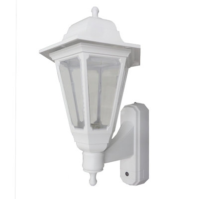 Asd Cl/wk100C Coach Lantern With Photocell Dusk To Dawn Sensor (White) from B&Q
