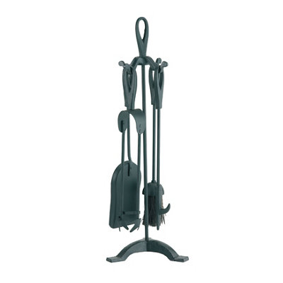 Slemcka Black Metal 5 Piece Companion Set from B&Q