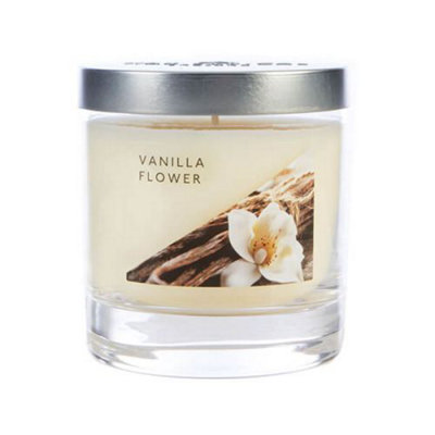 Wax Lyrical Vanilla Flower Medium Candle Jar from B&Q