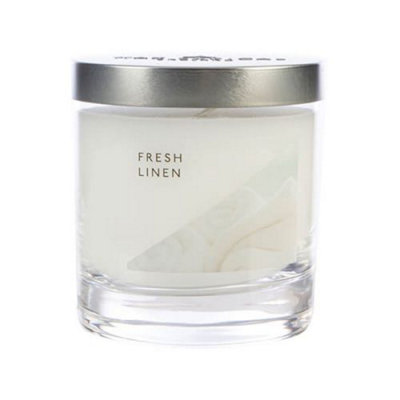 Wax Lyrical Fresh Linen Medium Candle Jar from B&Q