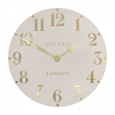 B&Q - Gallery™ Wall Clock: 51Cm Thomas Kent Wall ClockOatmeal