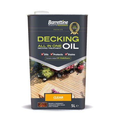 Barrettine Decking OilClear 5L from B&Q