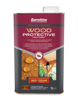 Barrettine Protective Treatment Red Cedar1L from B&Q