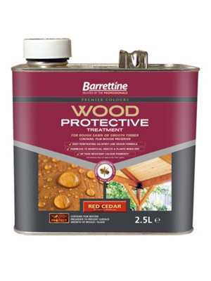 Barrettine Protective Treatment Red Cedar2.5L from B&Q