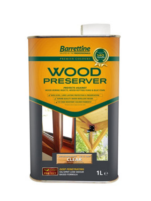 Barrettine Wood Preserver Clear1L from B&Q