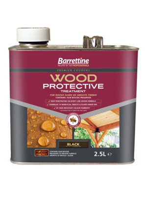 Barrettine Protective Treatment Black2.5L from B&Q