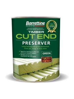 B&Q -  Barretine Timber Cut End Preserver Green1L