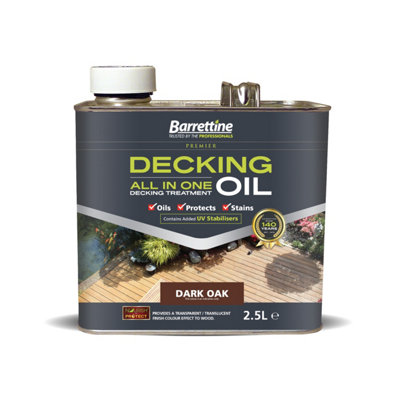Barrettine Decking OilDark Oak 2.5L from B&Q