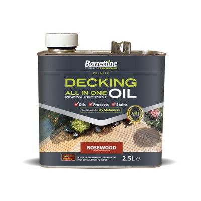 Barrettine Decking OilRosewood 2.5L from B&Q