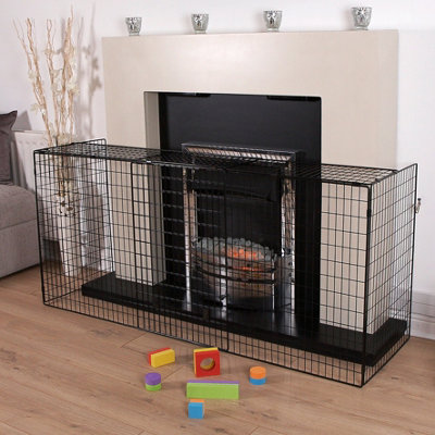 Clippasafe Extendable Fireguard Adjustable Fireplace Safety Guard For Toddlers 94 To 174Cm Wide British Standard Compliant from B&Q