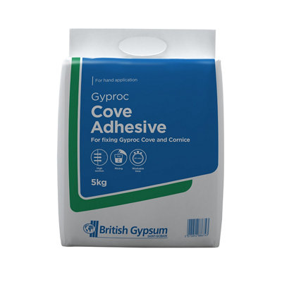 Gyproc White Coving Adhesive 5000G from B&Q