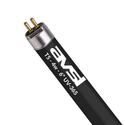 Avsl 6" 4W T5 Blacklight Blue Fluorescent Tube from B&Q