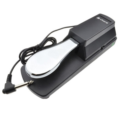 Kenable Sustain Pedal For Digital Piano Or Keyboard 1.5M 6.35mm Mono Cable from B&Q