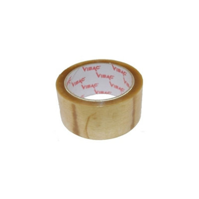Mercury Carton Sealing TapeTapeClear48mm X 66M25 Microns X 1 Roll from B&Q