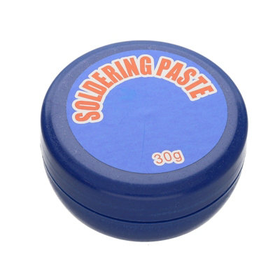 B&Q -  Soldering Flux Metal Tub Of Solder Flux For Use With Solder 30G