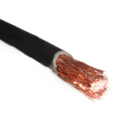 Kenable 100U Foam Filled Digital Satellite Tv Cable Ofc Copper Core Cca Braid 100M Black from B&Q