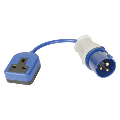 Mercury Caravan Trailing Mains Socket AdaptorCeeform Plug To Trailing Uk 1 Gang Socket from B&Q