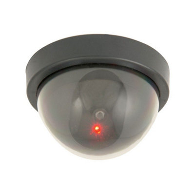 Kenable Mercury Cctv Ceiling Mount Dummy Security Camera With Flashing Led from B&Q