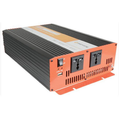 Mercury 652.011Uk 2500W Power Inverter 24V 230V Soft Start Modified Sine Wave from B&Q