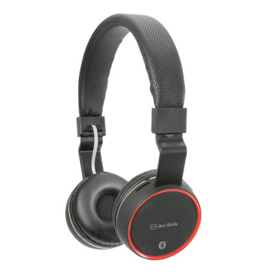 Kenable Wireless Bluetooth Noise Cancelling Rechargeable Headphones & Mic Black