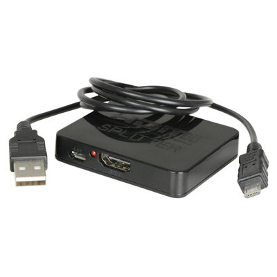 Kenable Hdmi Splitter 4K 2K Usb Powered Split 1 Devices To 2 Displays Tvs from B&Q