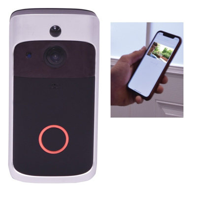 Kenable Smart Hd Video Wireless Wi-Fi Doorbell & Mic Android Phone Ios Device