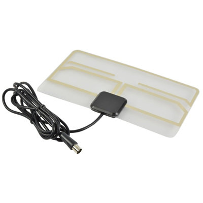 B&Q -  Lightweight Indoor Aerial For Freeview Hdtv Paper-Thin 3M Rf Cable