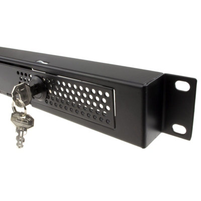 Kenable Lockable 1U Security Steel Mesh Panel For 19 Inch Rack Networking Data Cabinets from B&Q