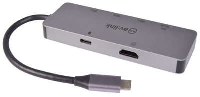 B&Q 7 Port Usb3.2 Type-C Hub Instantly Provides A Hdmi Port