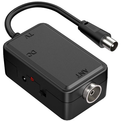 B&Q -  Aerial Signal Booster Usb Powered With 4G And 5G Block Filter For Tv