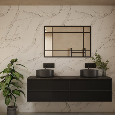 Nuance By Bushboard Bathroom & Wet Room Decorative Panel BoardMagma 2420 X 1200 X 10mm Pf/t&g from B&Q