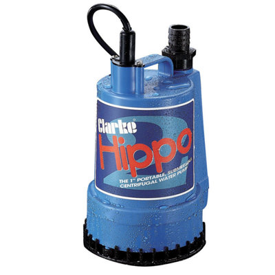 Clarke International Clarke Hippo 2 1" 250W 85Lpm 6M Head Submersible Water Pump (230V) from B&Q