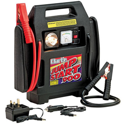 Clarke Jump Starter 12V 900A Battery Booster & Light & 12V Socket Js900 from B&Q