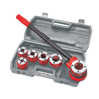Clarke Plumbers Pipe Threading Kit 6 Piece 5016086203575 - Image 4