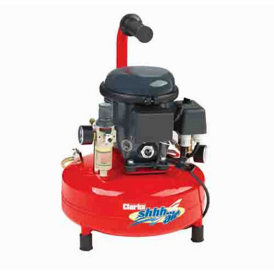 B&Q -  Clarke Shhh Air 30/9 0.88Cfm 9 Litre 0.3Hp Quiet Run Compressor (230V)2320865